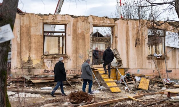 Увид во градежни активности на Центар за дневен престој на деца со пречки во развој